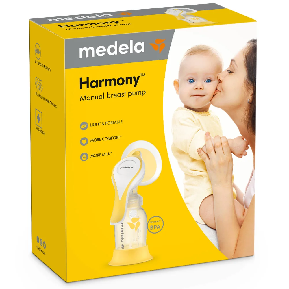 Pompa manuala bifazica pentru san harmony flex, 1 bucata, Medela