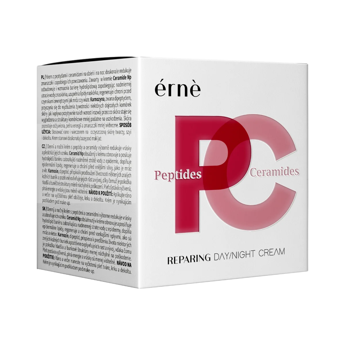 Crema antirid zi/noapte pentru fata cu Peptide si Ceramide, 50ml, Erne